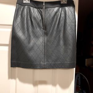 Ann Taylor faux leather mini. NWOT.